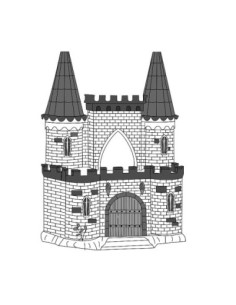 MOLDE PVC AR2170 CASTILLO 170x125x70mm (4m)