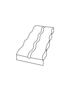 MOLDE PVC TURRÓN TU523 200x80xh20mm