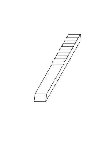 MOLDE PVC TURRÓN TU527 250x35x25mm 