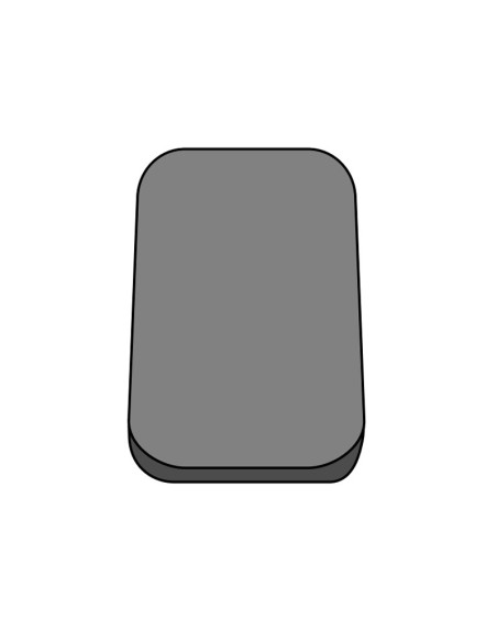 MOLDE PVC BASE CANTOS REDONDOS 150 x 100 x h6mm