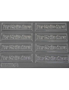 MOLDE PVC PER MOLTS ANYS 105x26x4mm (8c)
