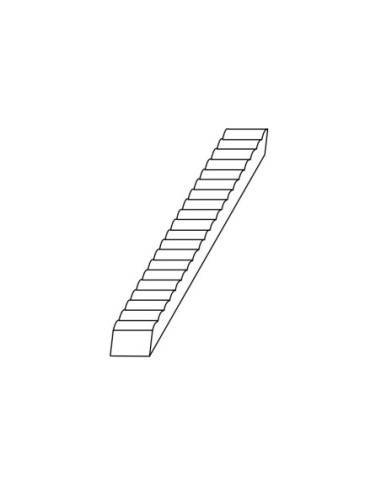 MOLDE PVC TURRÓN TU526 250x35x25mm 