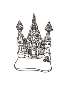 MOLDE PVC AR2086 CASTILLO 200x270x170mm