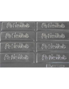 MOLDE PVC FELICITATS 105x26x4mm (8c)