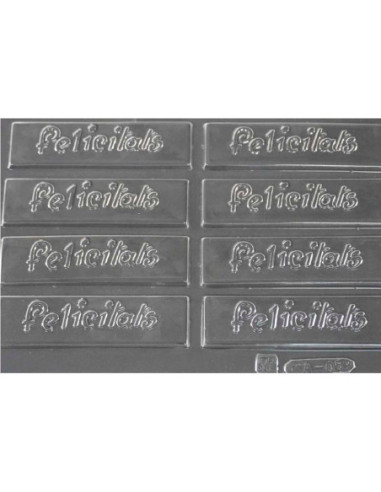 MOLDE PVC FELICITATS 105x26x4mm (8c)