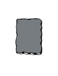 MOLDE PVC BASE CUADRADA IRREGULAR 200x190x8mm