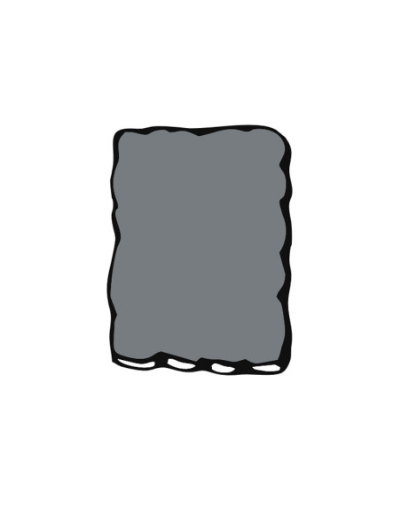 MOLDE PVC BASE CUADRADA IRREGULAR 200x190x8mm