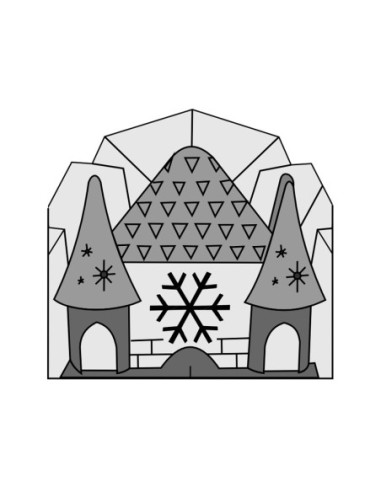 MOLDE PVC AR2220 CASTILLO FROZ PEQUEÑO (2P)