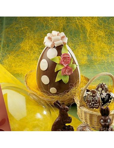 MOLDE 1/2 HUEVO LISO 28x18cmHuevos MOLDE 1/2 HUEVO LISO 28x18cmHuevos