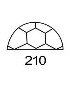 MOLDE PVC PELOTA FÚTBOL D210mm