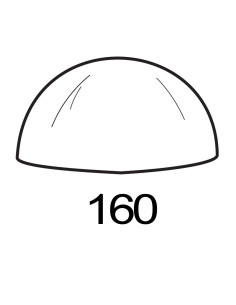 MOLDE PVC SEMIESFERA D160mm 1c