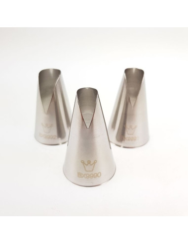 BOQUILLA SAINT HONORE CURVA D10 INOXBoquillas especiales inox