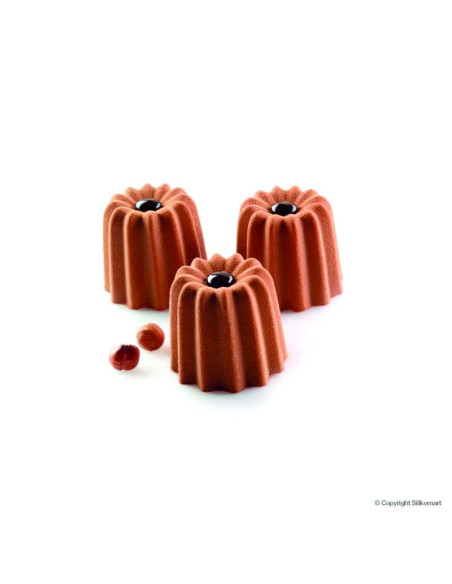 MOLDE FLEX SQ002 CANNELESSilikomart 60x40