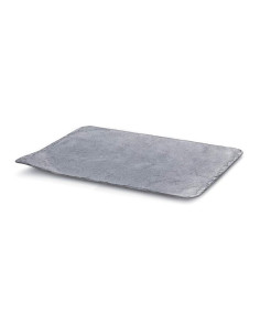 BANDEJA STONE 30X14X1.7 BL (10u) PS imit. PIZARRA