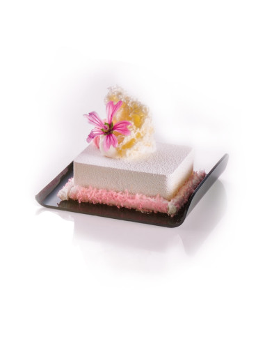 PLATO CUADRADO 80x97 mm PK(100u) TRANSPARENTEBases plástico