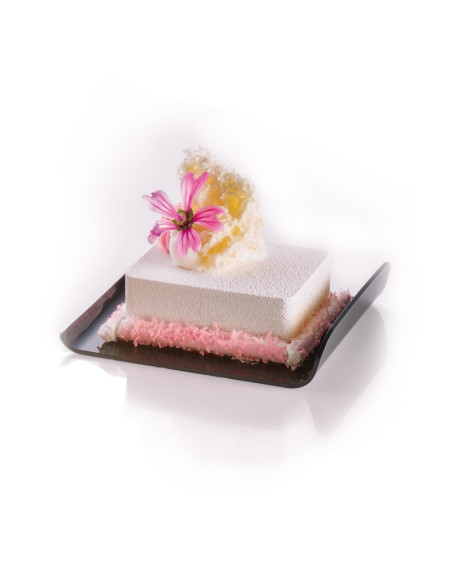 PLATO CUADRADO 80x97 mm PK(100u) TRANSPARENTEBases plástico