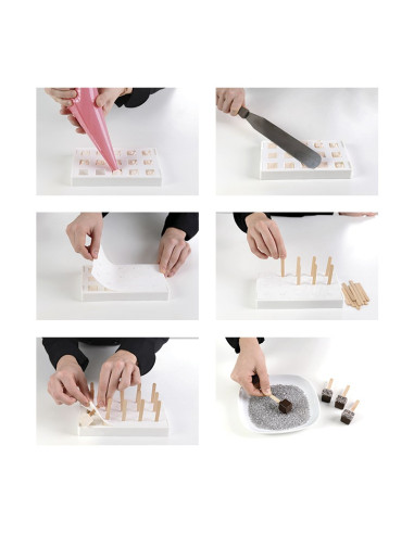 MOLDE MINI STICK KUBEStecco Flex