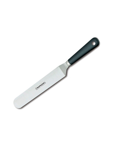ESPÁTULA 34cm FLEXIBLE ACODADA INOXEspátulas inox