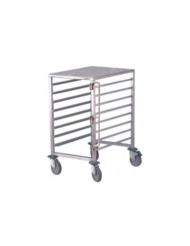 CARRO MESA INOX. 8 g. 400x600 DESM. ent.40Carros