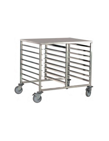 CARRO MESA INOX. 16 g. 400x600 DESMONT ent.40Carros