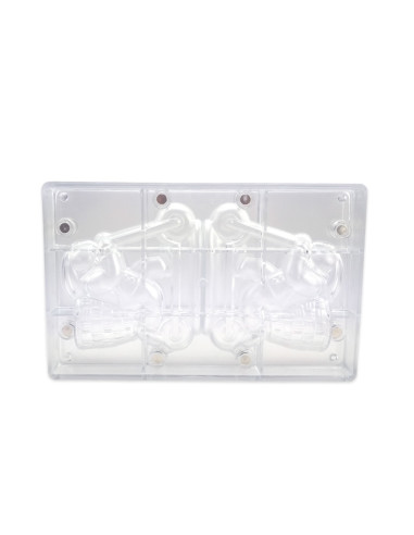MOLDE CONEJO PATÍN 134.8x123mm MAGNÉTICO DX+SXFiguras Pascua