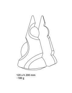 MOLDE PVC KT178 ARBOL MERLIN D120xh200mmTermoformado 2