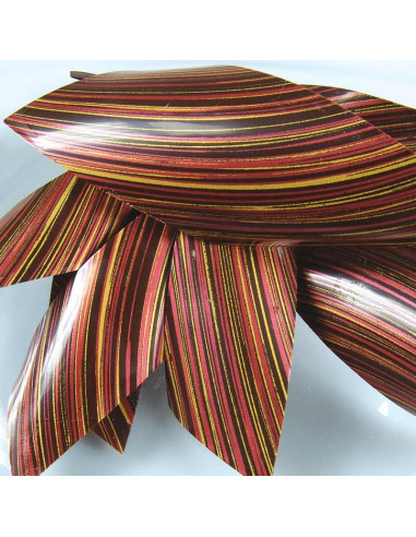 H. SERIGRAFIA DB5RUB ROJO RUBI MET. 1c. Bl (5u)Serigrafía Metalizada