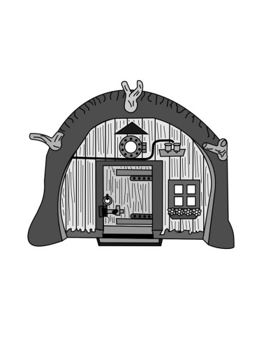 M. PVC CASA VIOLETA 185x80x135mmInicio