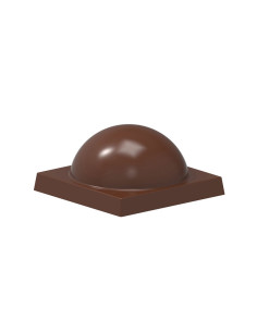 MOLDE CW1941 QUADROSPHERE 29.5x29.5x15mmChocolate World