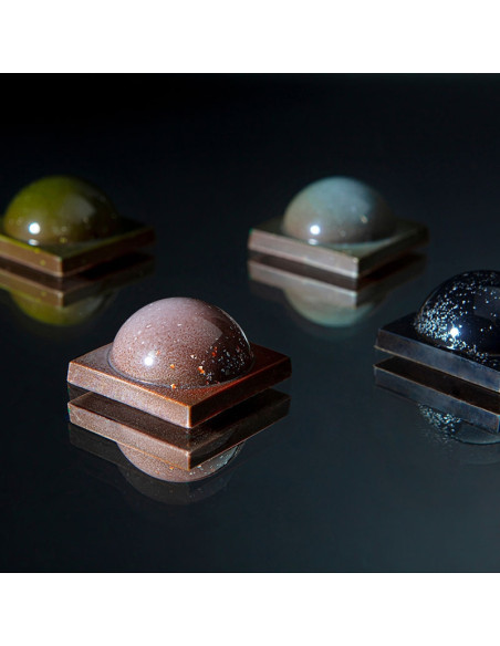 MOLDE CW1941 QUADROSPHERE 29.5x29.5x15mmChocolate World