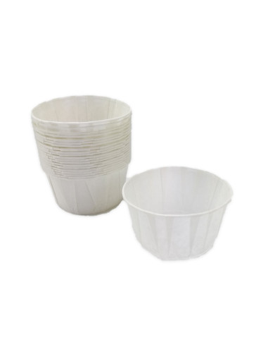 CAPSULA E66 - 80x40mm BLANCA C/BORDE BL (250u)Cápsulas especiales