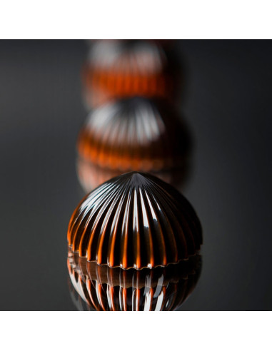 MOLDE CW1952 MEDIA ESFERA PLISADA D.30.5 x 16 mmChocolate World