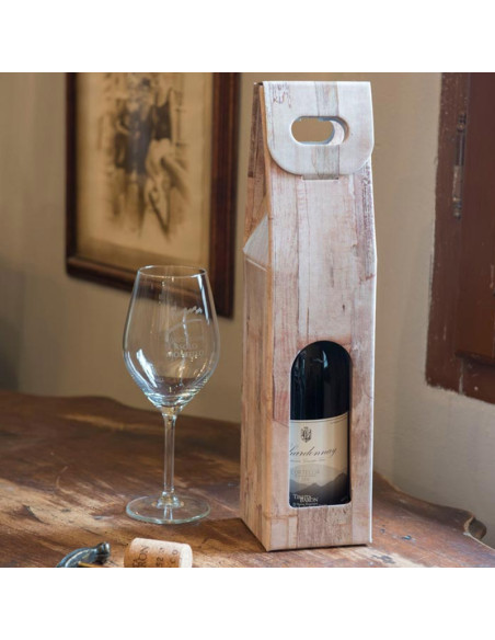 BOTELLA 1 CRU 90x90x385 PK (5u) SKIN VINACCIABotellas