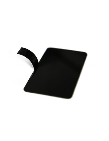 LENGÜETA RECTANGULAR 13x4.5 PLÁSTICO NEGRO (100u)Bases plástico