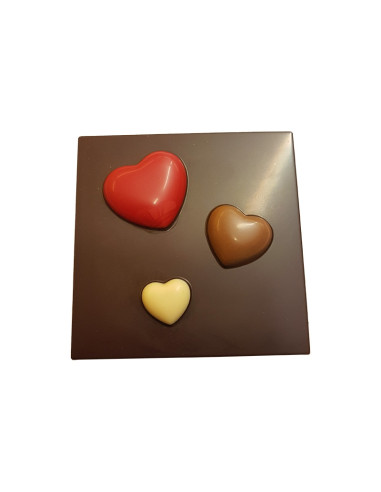 MOLDE CA15987 TABLETA HEART 80x80xh12mm 6cTabletas
