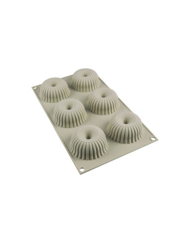 MOLDE MINI RAGGIO D67x33 mm 6c - 85mlSilikomart Monoporciones