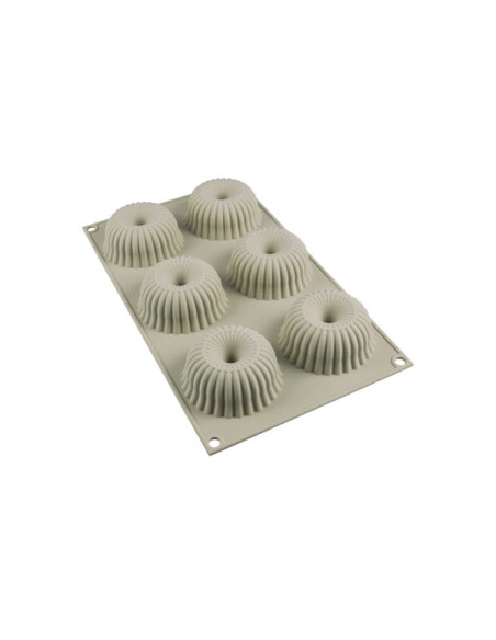 MOLDE MINI RAGGIO D67x33 mm 6c - 85mlSilikomart Monoporciones