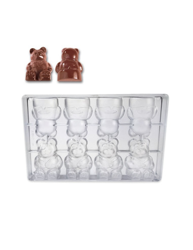 MOLDE OSO CA11210 78x56 mm 4x2cFiguras Pascua