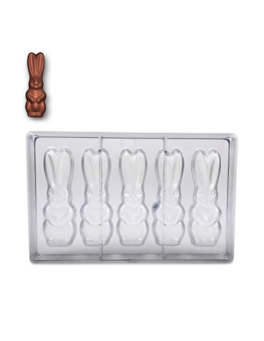 MOLDE CONEJO DE PIE 132x41mmFiguras Pascua