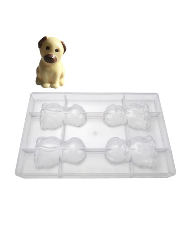 MOLDE PERRITO 88 x 56,7 mm 2+2cFiguras Pascua