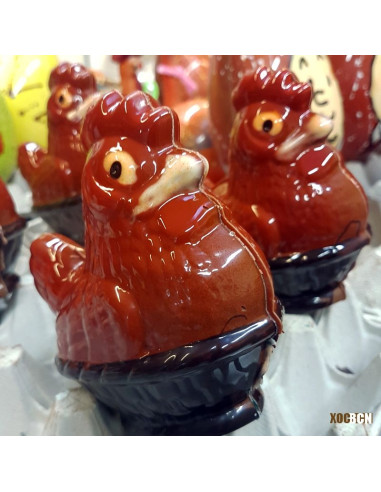 MOLDE GALLINA PONEDORA 117.5x119.5mm 2pFiguras Pascua