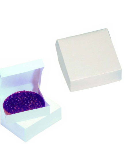 CAJA TARTA BLANCA 16x16x8cm (50 UDS.)Pastelería