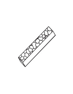 MOLDE PVC TURRÓN TU467 250x35x25mm250x35 2