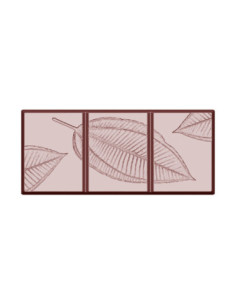 MOLDE CW1612 TABLETA HOJA 132x22x6mm 8c