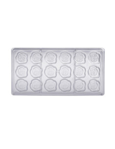 MOLDE PASTILLAJE LOVE 33x33,3xh6,6cm (18p)