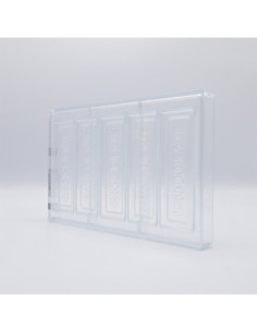 MOLDE CW2429 TABLETA CHOCOLATE 132,5x43x6mm 5c 2
