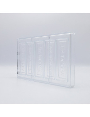 MOLDE CW2429 TABLETA CHOCOLATE 132,5x43x6mm 5c-1