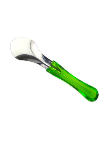 ESPÁTULA HELADO 26cm IN.18/10 MANGO VERDE TRANSP.Espátulas Heladería