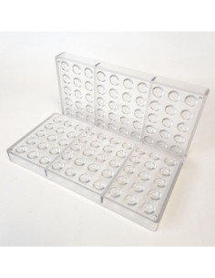 MOLDE SEMIESFERA D15mm 50p  2g 2