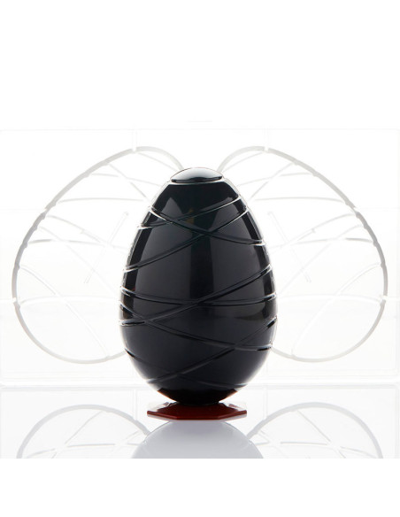 MOLDE HUEVO 1/2 BOND h150xD101mm - 2c - 210g-1